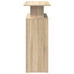 vidaXL Bureau réception chêne sonoma 100x40x104 cm bois d'ingénierie
