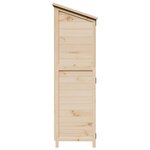 vidaXL Abri de jardin Naturel 106 x 56 x 176 5 cm Bois d'ingénierie
