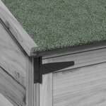 vidaXL Abri de jardin Gris 106 5 x 56 x 113 5 cm Bois d'ingénierie