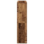 vidaXL Bibliothèque vieux bois 100x33x135 cm bois d'ingénierie