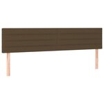 vidaXL Sommier à lattes de lit matelas et LED Marron foncé 200x200 cm