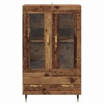 vidaXL Haut Armoire Bois Ancien 69 5 x 31 x 115 cm Bois d'ingénierie