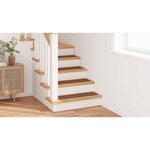 vidaXL Marches d'escalier 15 Pièces Jaune 75 x 20 cm Polypropylène