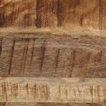 vidaXL Tables basses gigognes 3Pièces bois de manguier massif brut et fer