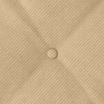 vidaXL Coussin de Dos Vert gris 120 x 50 cm Tissu en velours côtelé