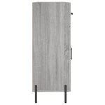 vidaXL Buffet sonoma gris 69 5x34x90 cm bois d'ingénierie