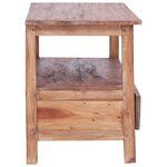 vidaXL Meuble TV 90x40x50 cm Bois de récupération massif