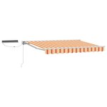 vidaXL Auvent rétractable électrique 3 5 x 2 5 m