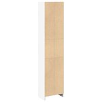 vidaXL Bibliothèque blanc 40x24x176 cm bois d'ingénierie