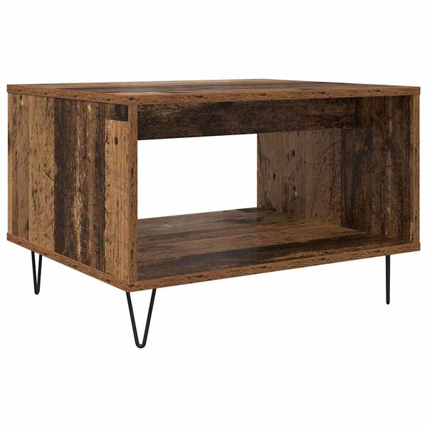 vidaXL Table basse Bois ancien 60 x 50 x 40 cm Bois d'ingénierie