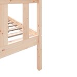 vidaXL Cadre de lit sans matelas bois de pin massif