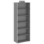 vidaXL Étagères suspendues de rangement 2 Pièces 6 niveaux Tissu