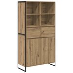 vidaXL Buffet 2 Pièces Chêne artisan 81 x 36 x 150.5 cm Bois d'ingénierie