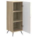 vidaXL Buffet Chêne Sonoma 33 x 34 5 x 90 cm Bois d'ingénierie