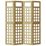 vidaXL Brise-vue Marron 160 x 180 cm Pin imprégné