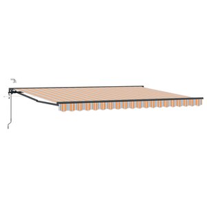 vidaXL Auvent rétractable électrique 4 5 × 3 m