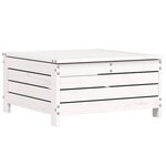 vidaXL Salon de jardin 8 Pièces blanc bois de pin massif