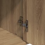 vidaXL Buffet chêne artisanal 60 x 31 x 70 cm Bois d'ingénierie