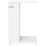 vidaXL Table d'appoint Blanc 40 x 35 x 60 cm Bois d'ingénierie