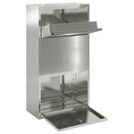 vidaXL Boîte à colis 44x22x82 cm Acier galvanisé