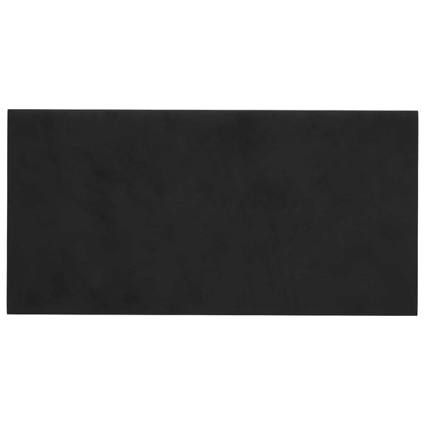 vidaXL Tête de lit murale 12 Pièces Noir Velours