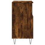 vidaXL Buffets 3 Pièces Chêne fumé Bois d'ingénierie