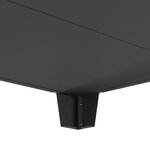 brasero vidaXL noir carré 80x80x43 cm en acier