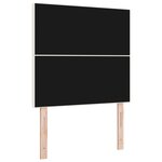 Tête de lit LED vidaXL Crème 80 cm en velours côtelé