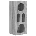 vidaXL Buffet Gris Sonoma 40 x 35 x 100.5 cm Bois d'ingénierie