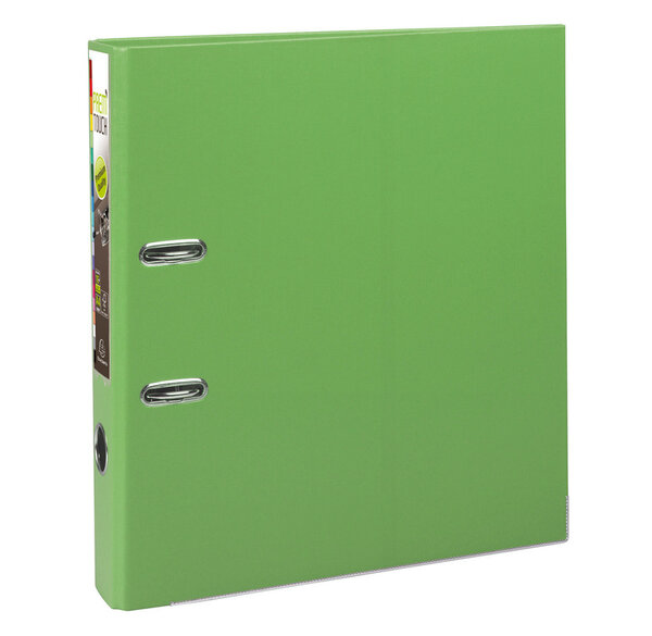Classeur à levier Prem'Touch int/ext polypropylène - Dos 50mm - A4 maxi - Vert anis EXACOMPTA