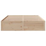vidaXL Cadre de lit sans matelas avec tiroirs 200x200 cm bois de pin