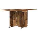vidaXL Table à dîner 2 Pièces 140 x 80 x 77 cm Bois d'ingénierie