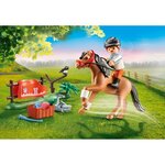 Playmobil - 70516 - cavalier et poney connemara