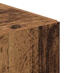 vidaXL Haut Armoire 2 Pièces Bois ancien 45 x 42 5 x 185 cm