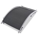 vidaXL Chaises longues lot de 2 noir et gris