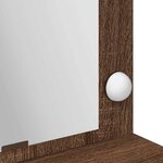 vidaXL Coiffeuse Chêne brun 100 x 41 x 135 cm Bois d'ingénierie