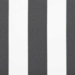 vidaXL Auvent rétractable anthracite et blanc 4x3 m tissu et aluminium