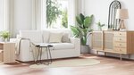 vidaXL Tapis "HUARTE" à poils courts doux et lavable beige 100x200 cm