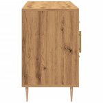 vidaXL Buffet chêne artisanal 100x36x60 cm bois d'ingénierie