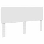 vidaXL Tête de lit Blanc Brillant 200 cm Bois d'ingénierie