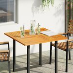 vidaXL Dessus de table 90x90x2 2 cm carré bois massif d'acacia