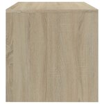 vidaXL Meuble TV Chêne sonoma 120x40x40 cm Bois d'ingénierie