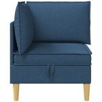 vidaXL Sofa avec rangement Tissu