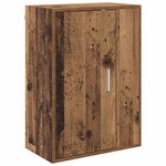 vidaXL Ensemble meuble TV 4 Pièces Bois Ancien Bois d'ingénierie