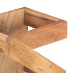 vidaXL Casier à bouteilles pour 5 bouteilles Bois d'acacia massif