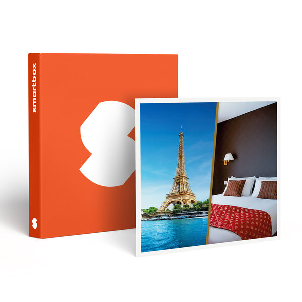 SMARTBOX - Coffret Cadeau Séjour à Paris avec visite guidée d'1h30 du sommet de la tour Eiffel -  Multi-thèmes