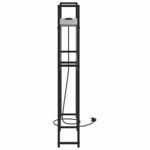 vidaXL Headboard de Rangement avec Station de Charge Sonoma gris