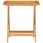 vidaXL Ensemble bistro pliant 3 Pièces Marron Bois d'acacia massif