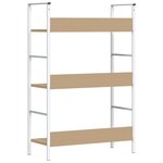 vidaXL Bibliothèque à 3 niveaux chêne 60x27 6x90 5cm bois d'ingénierie