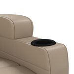 vidaXL Fauteuil inclinable Cappuccino Similicuir